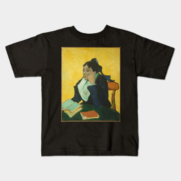 Woman - Vincent van Gogh Kids T-Shirt by KargacinArt